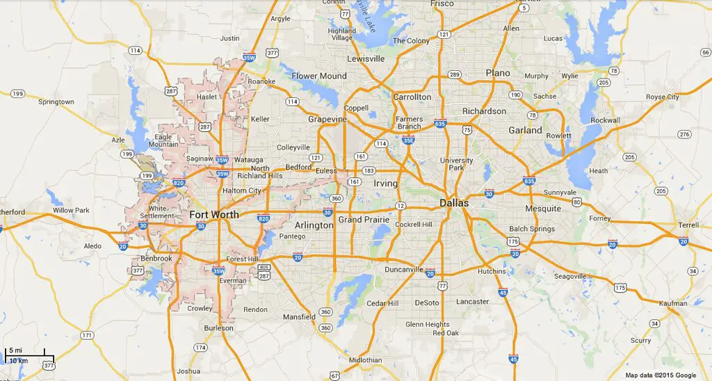 DFW Map